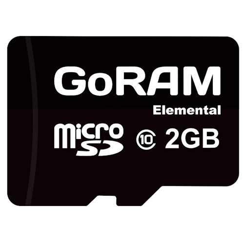 GoRAM Elemental 2GB GRSDQEM-002G microSD Memory Card C10