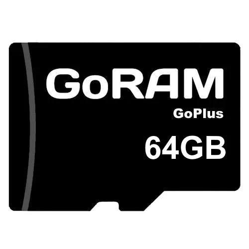 GoRAM GoPlus 64GB GRSDQGP-064G microSDHC Memory Card C10