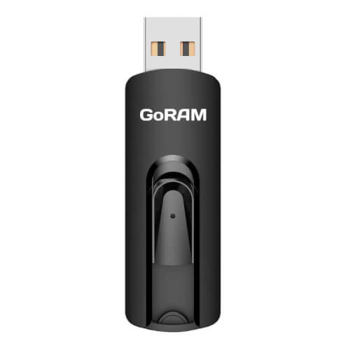 GoRAM Slider 64GB GRU30SL-064G-B USB 3.0 Flash Drive