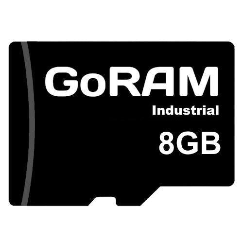 GoRAM Industrial 8GB GRSDQIN-008G-I microSDHC Memory Card C10